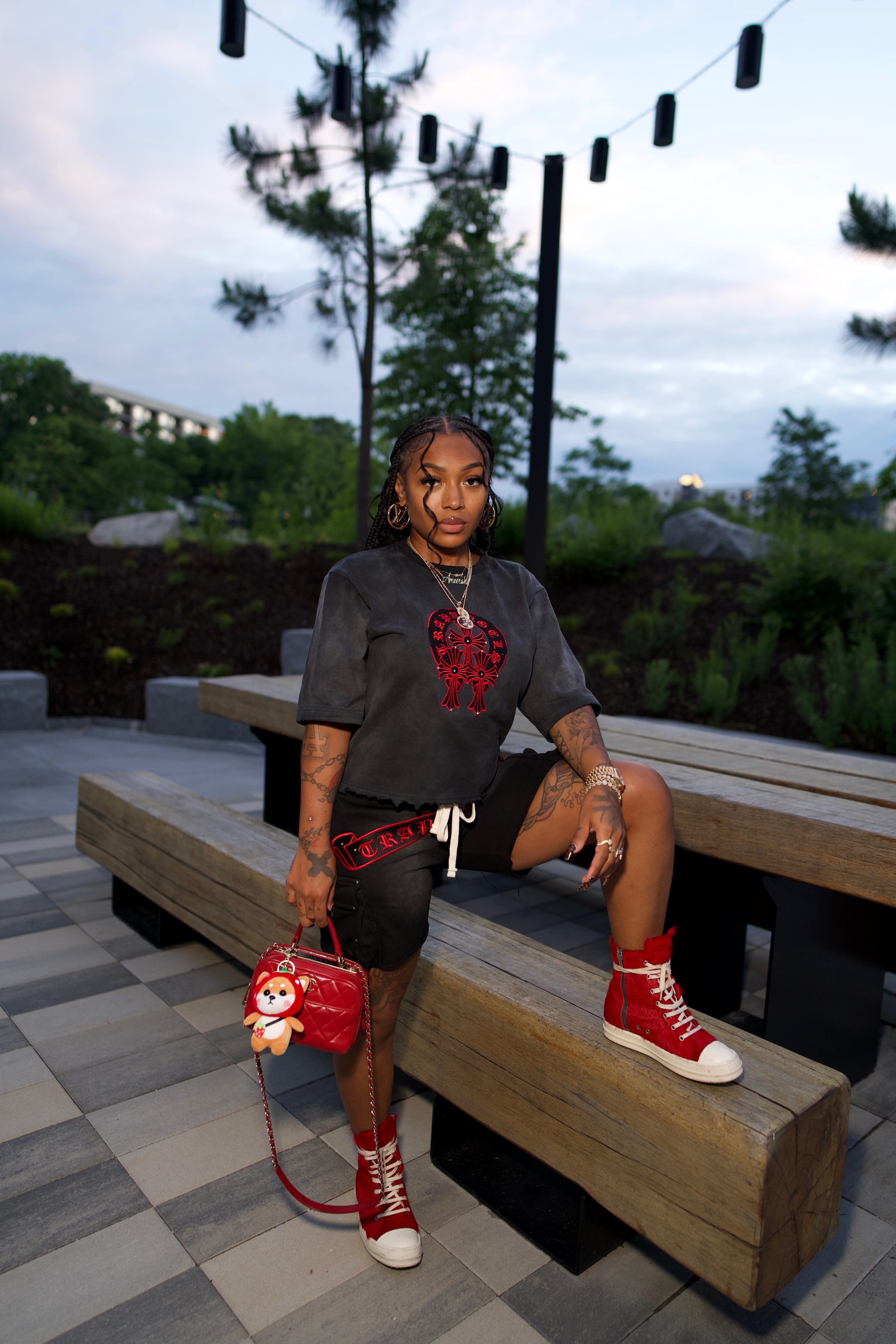 Red TRAP CHROME Set